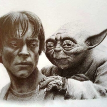 Luke and Yoda