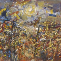 17. Night Owl, acrylic on paper, 91 x 106 cm copy