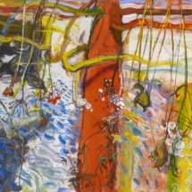 47. Drift in Time, acrylic on paper, 58 x 76.5 cm copy