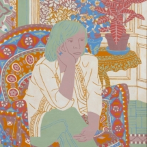 _Girl at Window_ Oil on Board, 122 x 81 cm, © Norman Gilbert 2006