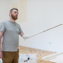 Andrew Gannon Drawing Performance photo by Chris Scott