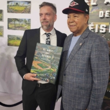 With Juan Marichal at El Arte Del Beisbol Book Launch