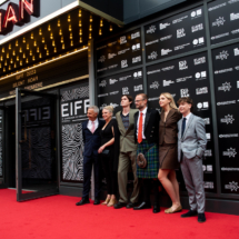 Chris Young, Victoria Balnaves, Anders Hayward, Johnny Barrington, Ella Lily Hyland, Louis Mccartney; Edinburgh International Film Festival, Aug 2023 Photographer Kat Gollock © EIFF