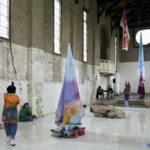 2.Florence Peake, FACTUAL ACTUAL Ensemble, installation view at Southwark Park Galleries, London (2023)_high res 2.Florence Peake, FACTUAL ACTUAL Ensemble, installation view at Southwark Park Galleries, London (2023)_high res