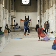 4.Florence Peake, FACTUAL ACTUAL Ensemble, installation view at Southwark Park Galleries, London (2023)__high res 4.Florence Peake, FACTUAL ACTUAL Ensemble, installation view at Southwark Park Galleries, London (2023)__high res