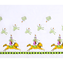 Acrobatic Clown textile, circa 1955 © 2022 The Andy Warhol Foundation for the Visual Arts, Inc. Licensed by DACS, London