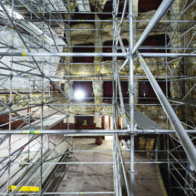 KING'S RENOVATION June 2023 Auditorium Scaffold