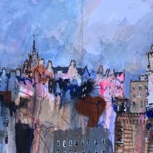 Ann Cowan, Looking up from Princes Street, Edinburgh